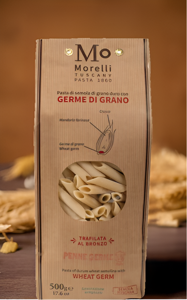 Penne avec la germe de blé