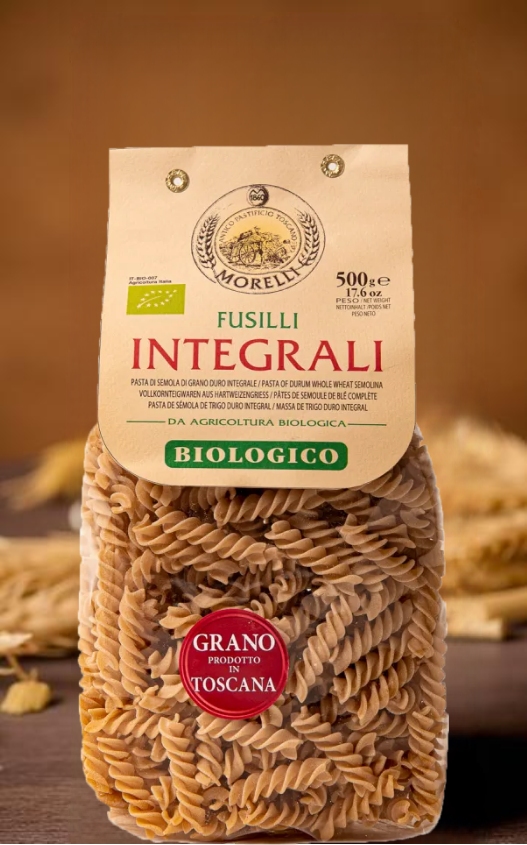 Fusili au blé complet et biologique