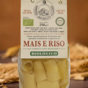 Paccheri au maïs et riz sans gluten