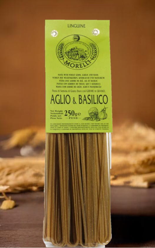 Linguine à l'ail et au basilic