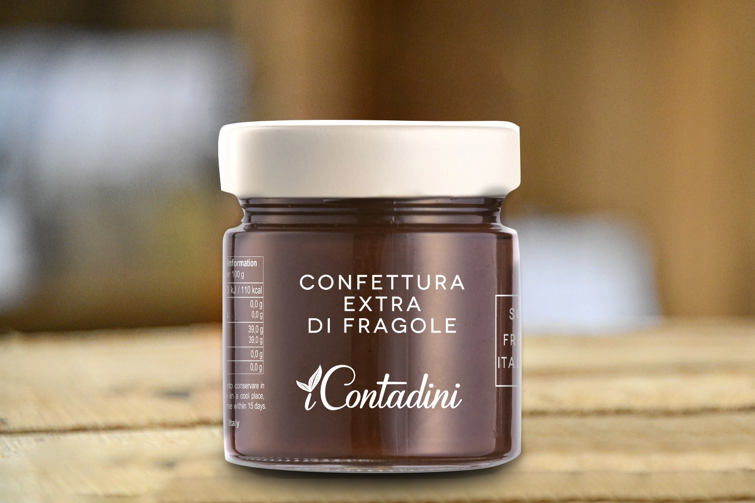 Confiture extra de fraises